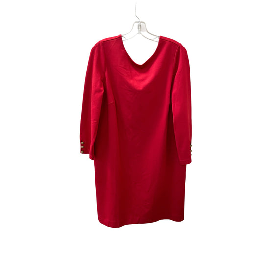 Dress Work By Chicos In Red, Size:L