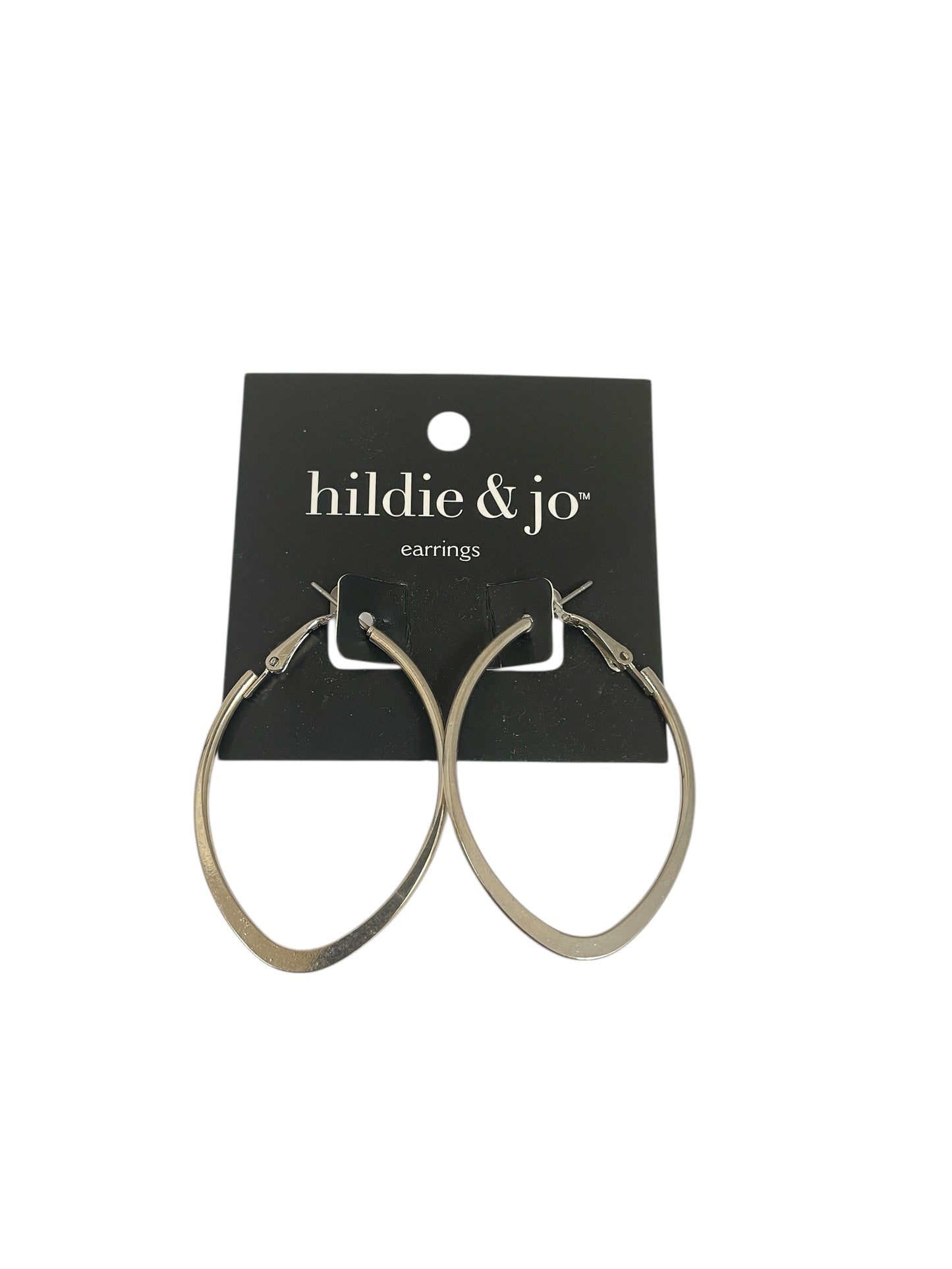 Earrings Hoop By Hildie & Joy In Silver