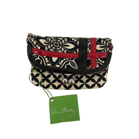 Wallet By Vera Bradley In Black & Cream, Size:Small