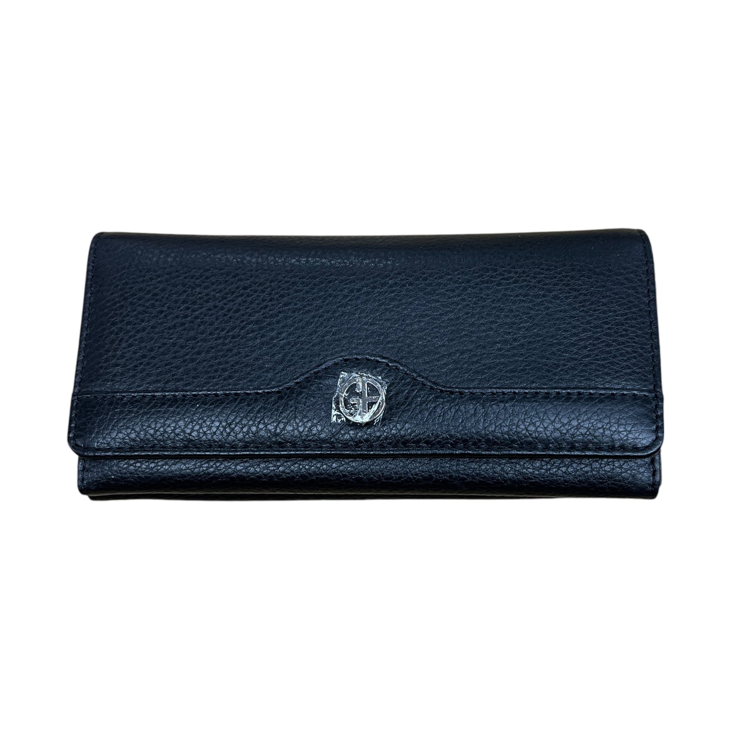 Wallet Leather By Giani Bernini In Black, Size:Large