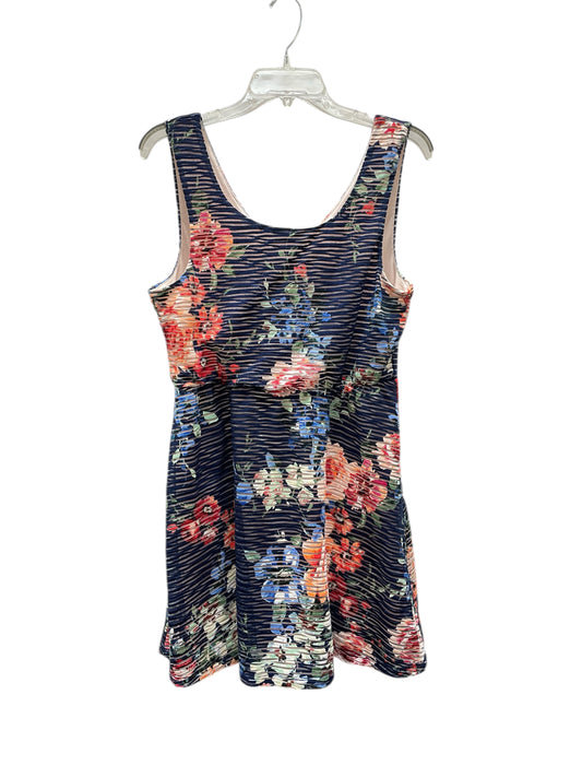 Dress Casual Short By Trixxi In Floral Print, Size:Xl