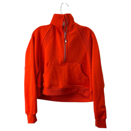 Sweatshirt Hoodie By better/longer In Orange, Size:L