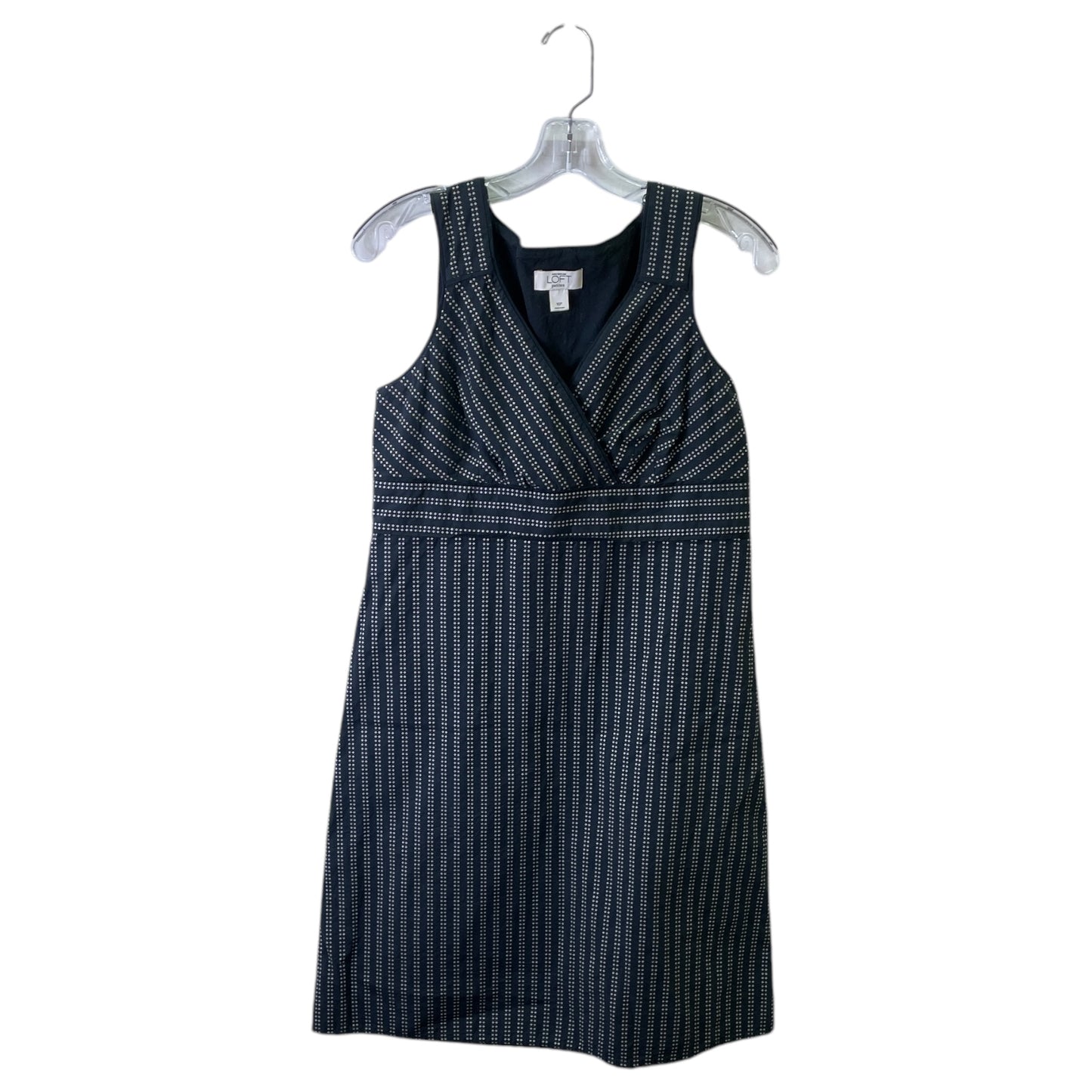 Dress Casual Short By Loft In Black & Cream, Size:10P