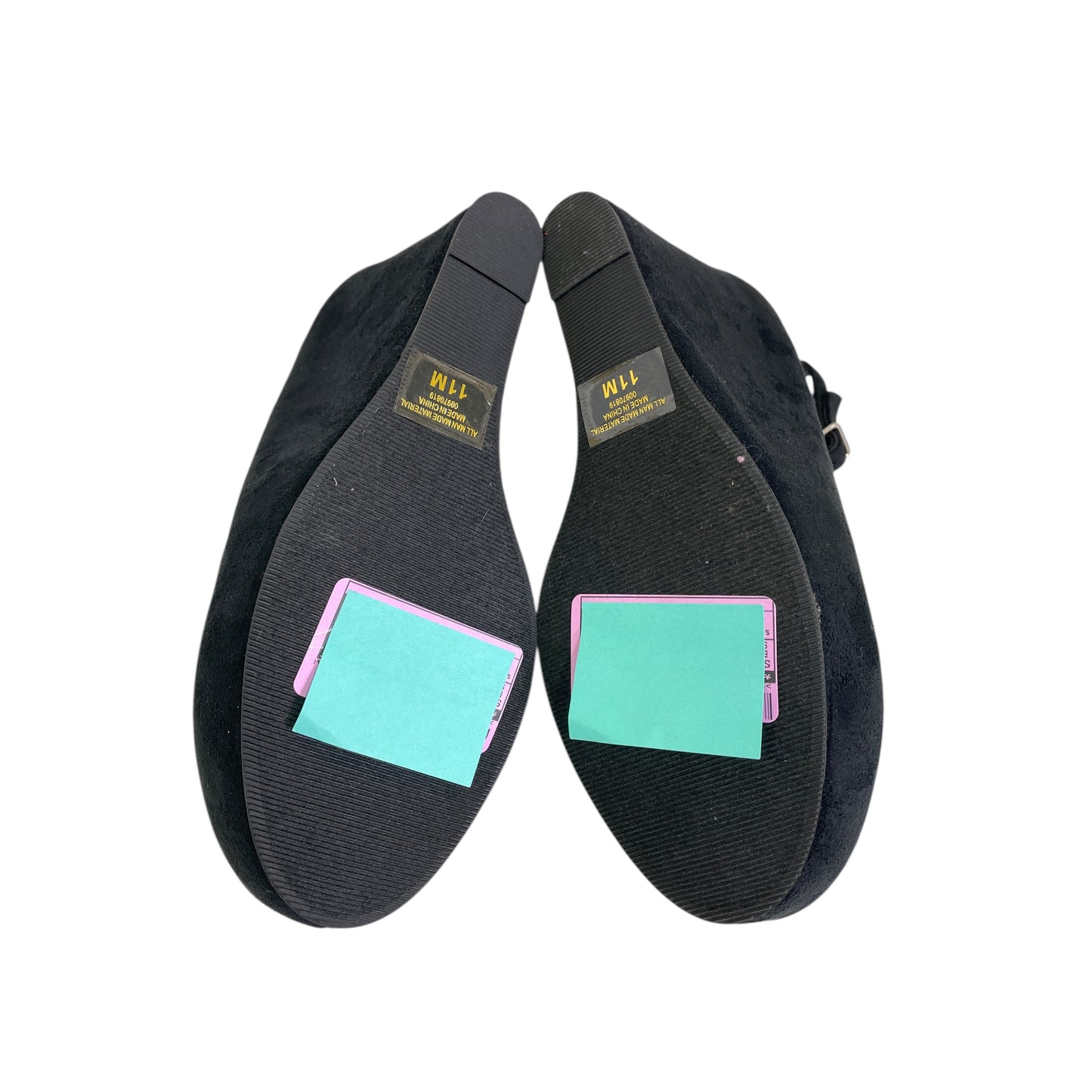 Shoes Heels Wedge By Shi by Journeys In Black, Size:11