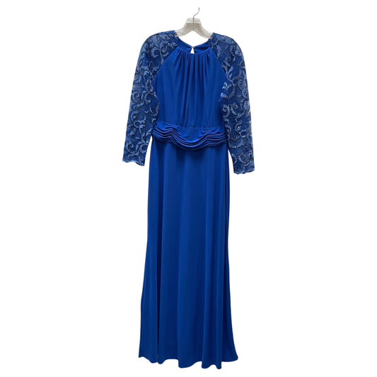 Dress Party Long By Marina In Blue, Size:8