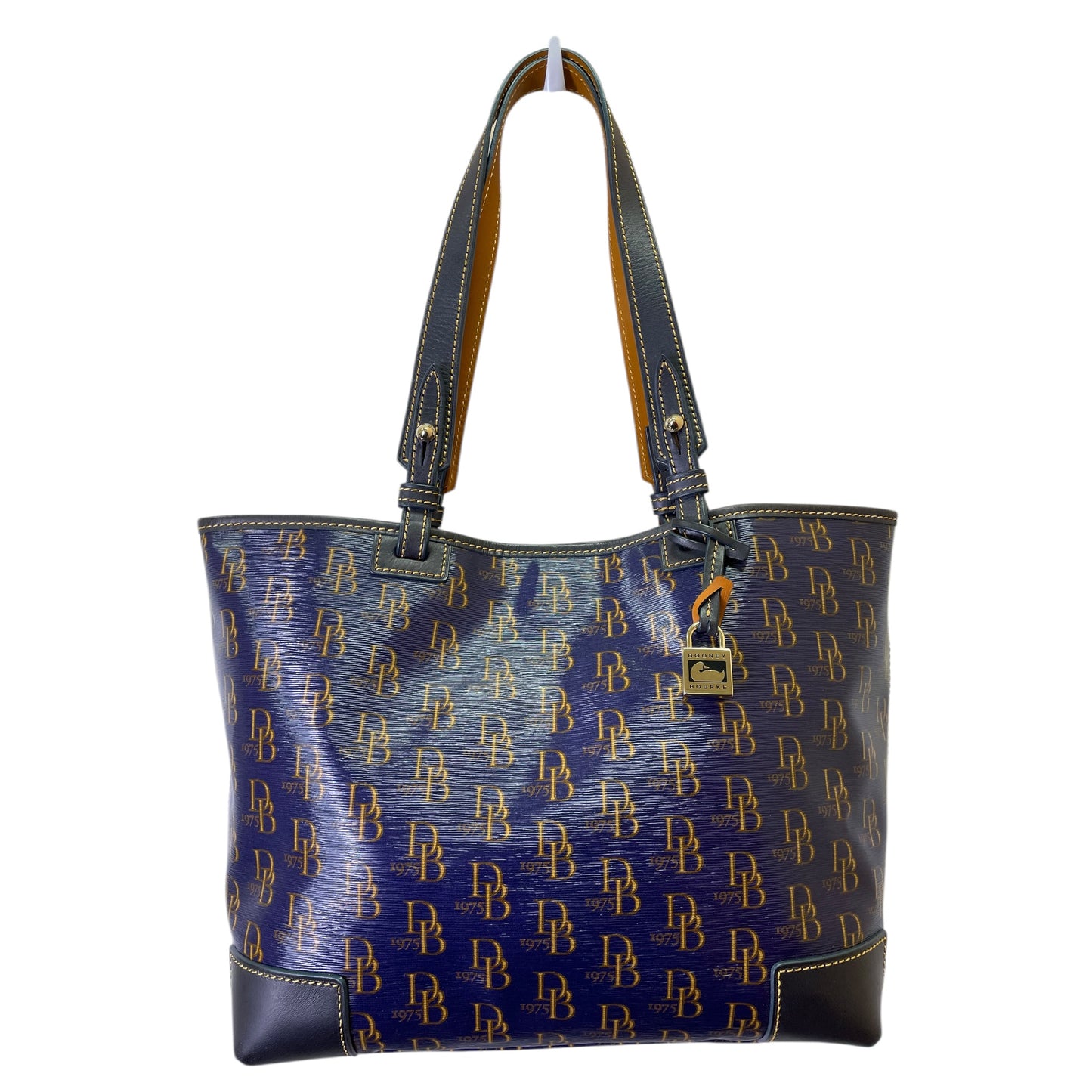 Handbag Designer By Dooney And Bourke In Navy, Size:Medium