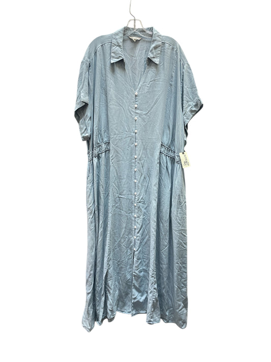 Dress Casual Maxi By Terra & Sky In Blue Denim, Size:3