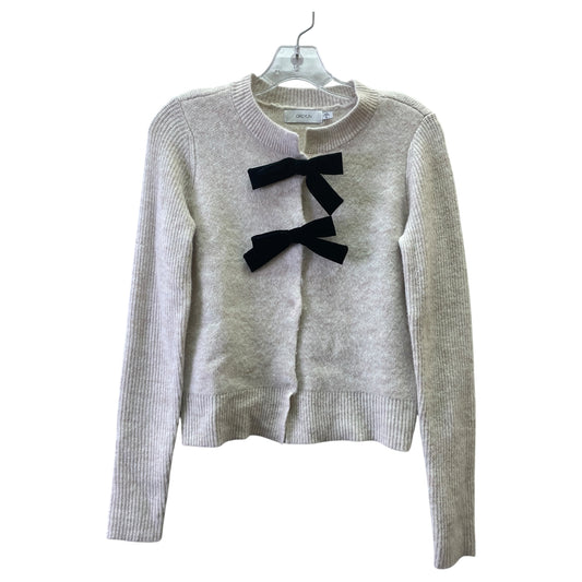 Sweater Cardigan By Greylin In Black & Cream, Size:Xs