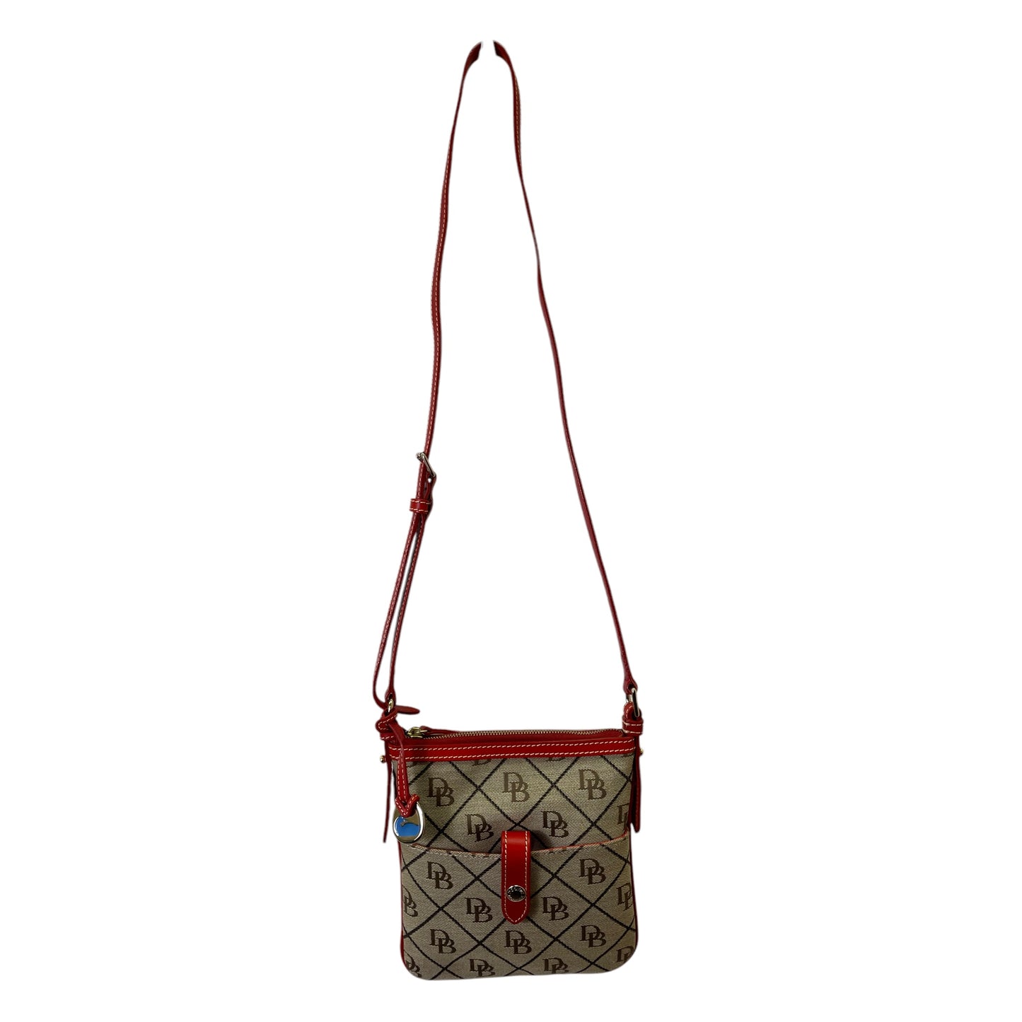 Crossbody Designer By Dooney And Bourke In Red, Size:Medium