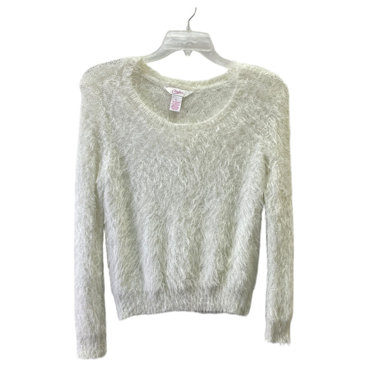 Sweater By Candies In White, Size:L