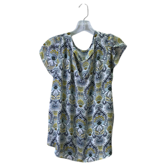 Top Ss By Loft In Blue & Green, Size:M