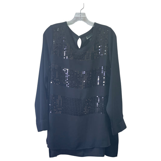 Top Ls By Lane Bryant In Black, Size:Xl