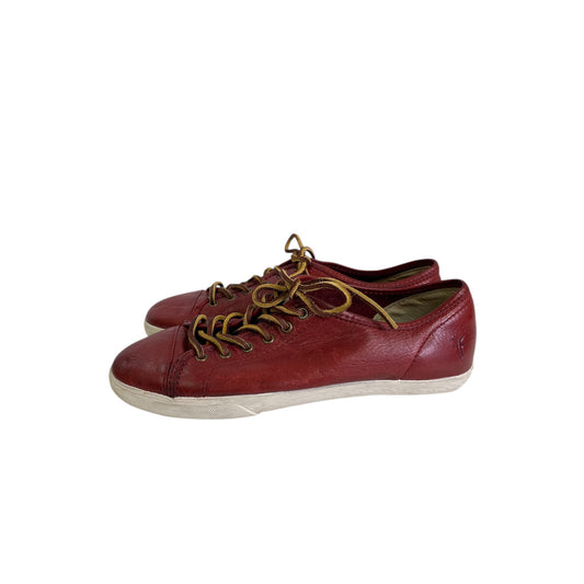 Shoes Designer By Frye In Red, Size:6.5
