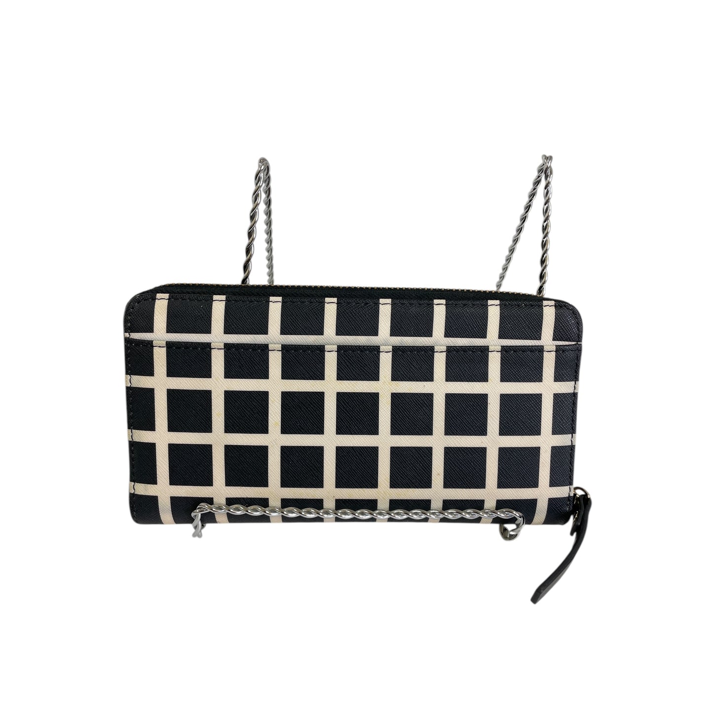 Wallet Designer By Kate Spade In Black & Cream, Size:Large