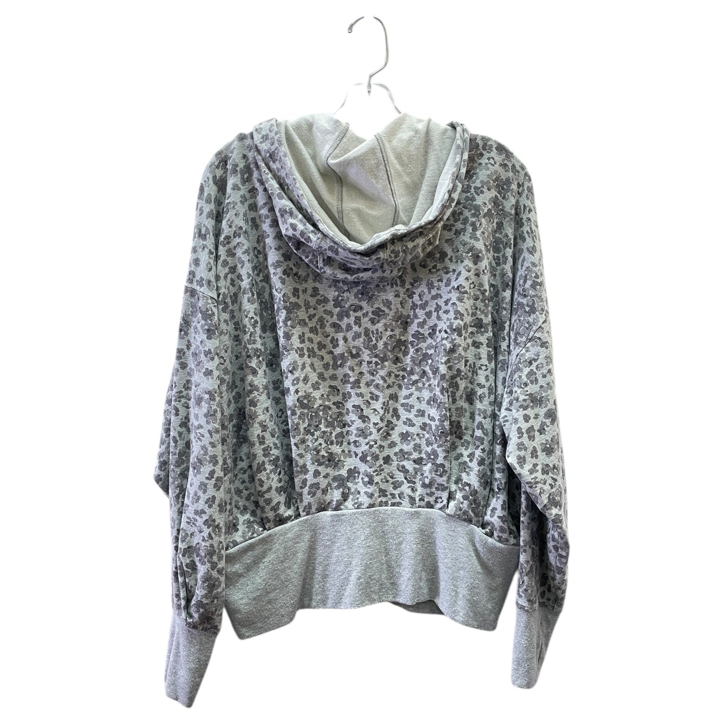 Athletic Jacket By Athleta In Grey, Size:L