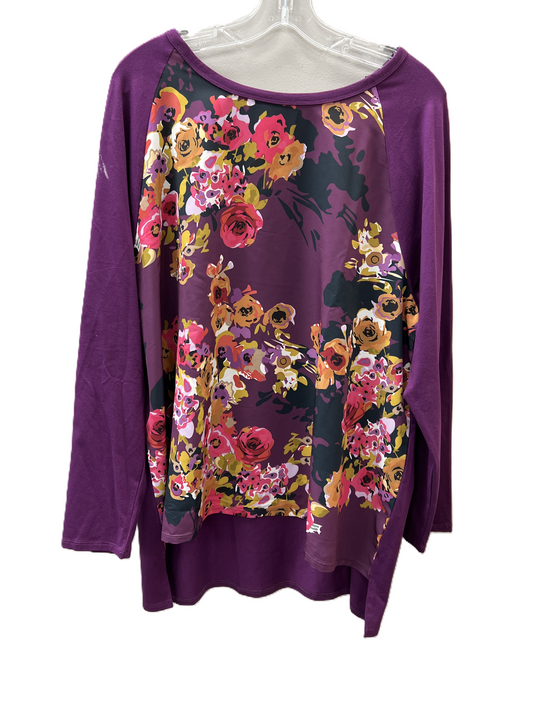 Top Long Sleeve By Diane Gilman  Size: 1x