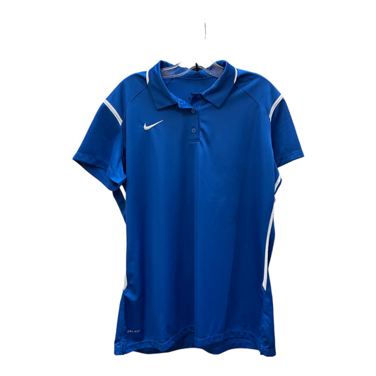 Athletic Top Short Sleeve By Nike  Size: Xl