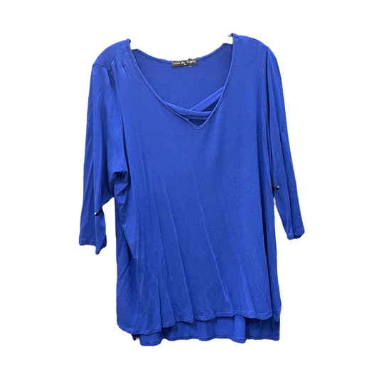 Tunic 3/4 Sleeve By Kim & Cami  Size: 1x