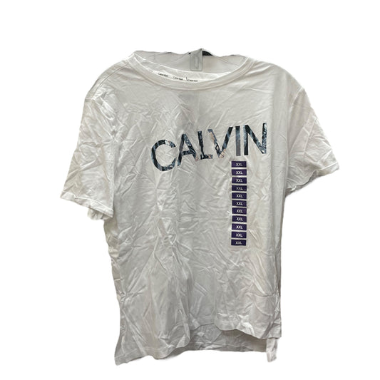 Top Short Sleeve Basic By Calvin Klein  Size: 2x