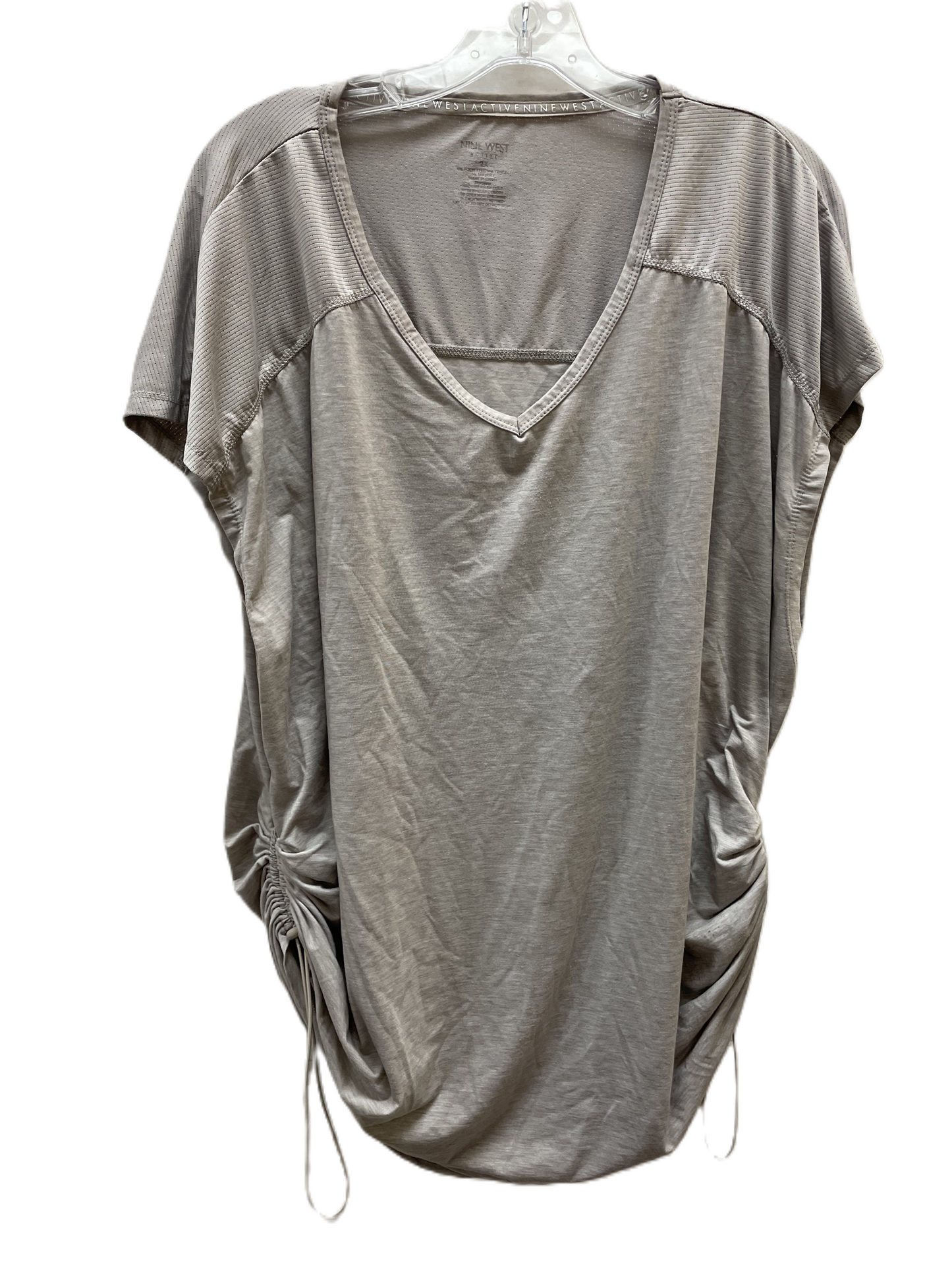 Athletic Top Short Sleeve By Nine West  Size: 1x