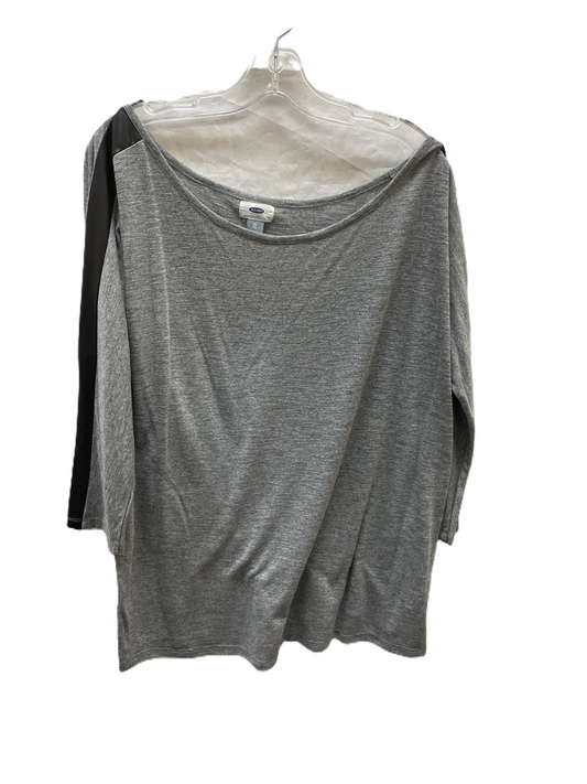 Top 3/4 Sleeve Basic By Old Navy  Size: Xl