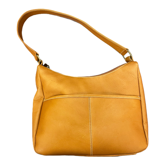 Handbag Leather By Le Donna Size: Medium