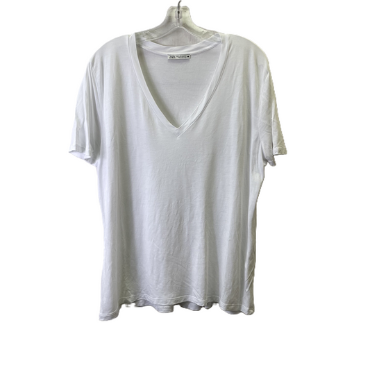 Top Short Sleeve Basic By Zara  Size: Xl