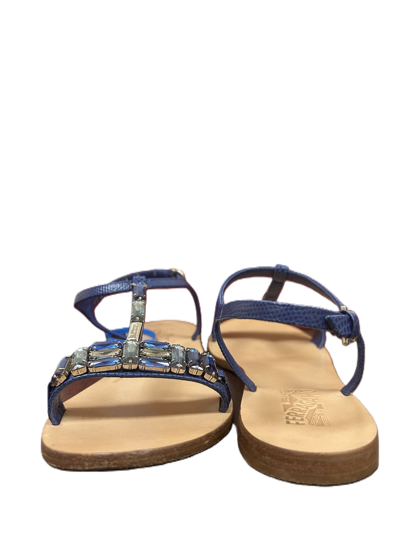 Sandals Luxury Designer By Ferragamo  Size: 8